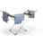Minky Heated Indoor Clothes Airer Silver 12m