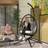 OutSunny PE Hanging Swing Chair with Thick Cushion