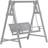 OutSunny 2 Seater Wooden Garden Swing Seat Hammock Bench Lounger