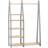 Duck Woodworks Children Wardrobe without Drawers Grey