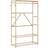 vidaXL with Shelves 110 x 40 x 175 cm Bamboo Clothes Rack