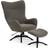 Habitat Alden Fabric Swivel Lounge Chair