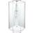 Contura Shower Comfort Pentagonal Duschkabin 80 x 90 x 215 cm Vit