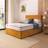 Silentnight Divan Bed With Velvet Paris Headboard