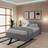 GFW End Lift Kingsize Ottoman with Mattress Frame Bed