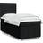 vidaXL Boxspringbett mit Matratze 100x200 cm Schwarz Betten-Sets