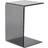 Beliani Modern Glass Side Lourdes 40 x 61 cm Small Table