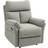 Homcom Recliner with Adjustable Leg Rest Grey Armchair
