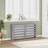 vidaXL Radiator Cover Grey Sonoma 149 x 20 x 82 cm