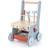 Costway 2 in 1 Wooden Baby Push Walker with Multi-Activity Center 54 x 31 x 13 cm