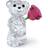 Swarovski Kris Bears A Rose Full of Love Transparent/Pink Figurine 4cm