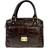 The Monte Queen Leather Handbag - Dark Brown