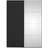 Ebuy24 Veto White/Matt Black Garderob 150x201cm