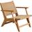 Cinas Eya Lounge Stol Teak Med Paperloom Loungestol