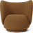 ferm LIVING Rico Swivel Grain Caramel Loungestol 76.5cm