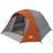 vidaXL 4 Person Waterproof Camping Tent Grey and Orange