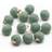 EILJSF Buttons Sewing Kit with Metal Shank Green 10mm 30pcs