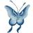 TGBYHU Flying Iron On Embroidered Applique Patch Blue 10pcs