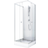 Marwell Vit våg (CAB300) 800x800x2000mm