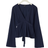 Gina Tricot Tie Top - Peacoat