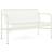 Hay Palissade Dining Bänk Cream White W128 x D70 x H80 cm Trädgårdsbänk