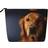 Jejea Golden Retriever1 Print Makeup Bag - Black