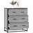 Berkfield Home Wood & Metal Grey Sonoma Chest of Drawer 68x76cm