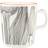 Marimekko Kukat Puhkeavat Mugg 25 cl White/Black/Orange Mugg 25cl