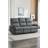 More4Homes Madrid Manual Air Leather Recliner Sofa 3 Seater