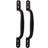 XFORT Hotbed Handle 2 Pack Black Traditional Cast Iron