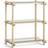 Hay Woody 2.0 Column Low Soaped Oak Clear Glass Hyllsystem