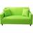 HOD Home 3 Seater Plain Apple Style Protection Living Room Chair Slipcover Loose Sofa Cover Green