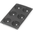 Lekue Lékué Silicone Mold Half-Sphere 6 Pcs Black Chocolate Mould