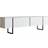 Linento Luxe White/Black TV-bänk 180x50cm