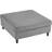 Latitude Run Seemab Light Gray Foot Stool 48cm