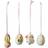 Klarborg Spring Animal Babies Multicolored Påskepynt 5cm 4stk