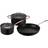 Modern House Black Copper Set med lock 3 delar