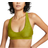 Nike Women's Cut-Out Bikini Swimming Top - Moss/Black