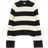 H&M Rib Knit Jumper - Black/Cream Striped