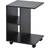 Homcom C-Shape End Unit Black Small Table 45x35cm