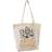 Lovely Text Coffee Is My Best Friend Tote Bag - Beige