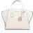 Michael Kors Avril Small Pebbled Leather Satchel - Lt Cream