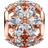 Pandora Sparkling Herbarium Cluster Round Charm - Rose Gold/Transparent