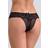 LoveHoney Crotchless Lace Thong with Satin Bows