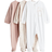 H&M Pyjamasoverall Med Dragkedja 3-pack - Ljusrosa/Björnar (1265817002)