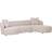 House Nordic Kingston med 2 Puder i Natur Sofa