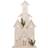Shatchi Christmas LED Wooden House 51cm White Decoration