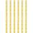 Modern House Straws Moomin Party Yellow 6-pack