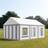 Toolport Marquee Party Tent 3x6m PVC 700 Grey-White