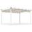 Hillerstorp Skanör Pergola 400 x 300 cm Vit/Sand